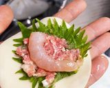 簡単！エビしそ餃子〜蒸し餃子〜作り方4写真