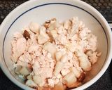 朝たん☆鶏むね肉の卵焼き・お好み焼き風作り方6写真