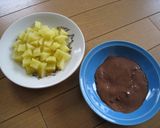 簡単！レンジで！林檎のひと口チョコレート作り方2写真