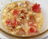 ポキポキウィンナーのトマたま焼き作り方4写真