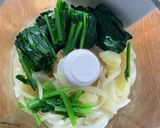 スピルリナ入りほうれん草の発酵スープ作り方4写真