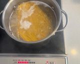 栄養満点！スピルリナ入りのペペロンチーノ作り方2写真