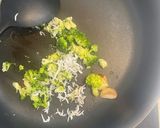 栄養満点！スピルリナ入りのペペロンチーノ作り方4写真
