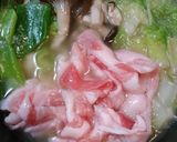 簡単！激ウマ！生姜たっぷり♪豚バラ白菜鍋作り方5写真