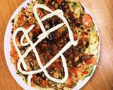 鮭とキャベツタップリのヘルシーお好み焼き作り方5写真