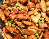 給食のチキンチキンごぼう作り方5写真