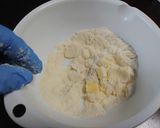 濃厚クランブルブルーベリーチーズケーキ作り方2写真