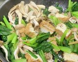 小松菜の炒め物〜(o˘◡˘o)♡作り方15写真
