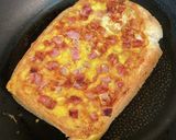 ベーコンエッグ食パン作り方8写真