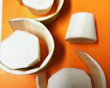 けんちょう　大根と人参と豆腐の煮物作り方3写真