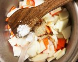 けんちょう　大根と人参と豆腐の煮物作り方9写真
