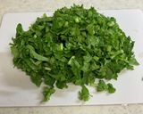 大根の葉醤油炒め作り方1写真