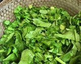 大根の葉醤油炒め作り方2写真