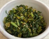 大根の葉醤油炒め作り方4写真