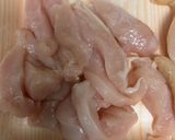 鶏胸肉のピリ辛味噌炒め作り方1写真