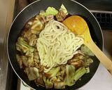 超簡単☆旨味堪能すりごまソース焼きうどん作り方6写真