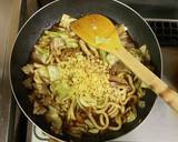 超簡単☆旨味堪能すりごまソース焼きうどん作り方7写真