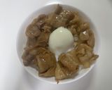 豚丼の温玉添え作り方4写真
