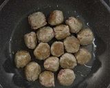 お弁当にも◎きのこの肉団子甘酢あんかけ作り方6写真