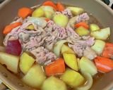 めんつゆバター肉じゃが♩作り方7写真