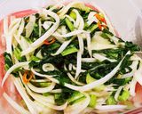 かぶと鶏もも肉のスープ（皮はペペロン）作り方5写真
