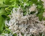 春菊としらすのサラダ作り方5写真