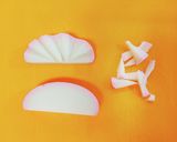 扇形 かまぼこの飾り切り作り方1写真