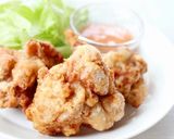 ソースが合う【チンスーマヨディップ唐揚げ作り方6写真