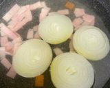 玉ねぎの丸ごとスープ作り方3写真