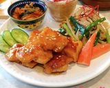 揚げない唐揚げde甘酢チキン作り方4写真