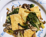 シロ菜の炊いたんと、焼き塩サバ。作り方9写真