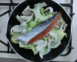 【主菜・副菜】塩鮭のクリーム煮作り方3写真