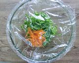 【副菜】レンジで!豆苗と塩昆布のナムル作り方4写真