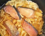 冷凍食品で。鮭の炊き込みご飯作り方5写真