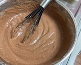 米粉ココアパンケーキ　フライパン作り方1写真