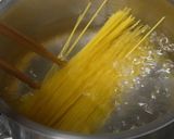 鮭フレークと冷凍ほうれん草のオイルパスタ作り方2写真