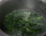 鮭フレークと冷凍ほうれん草のオイルパスタ作り方3写真