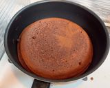 米粉ココアパンケーキ　フライパン作り方3写真