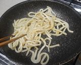 汁あり豚にら焼きうどん作り方3写真