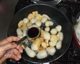 里芋の油揚げ煮♪簡単せき・痰・喉のつまり作り方4写真