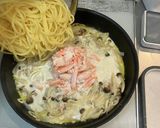 カニクリームパスタ作り方11写真