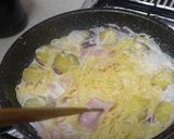 さつまいもとベーコンの牛乳クリームパスタ作り方3写真
