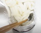 味噌コーンバターうどん作り方3写真