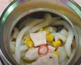 味噌コーンバターうどん作り方4写真