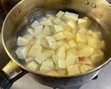 さつまいもの甘煮　胡麻ドレッシングかけ作り方2写真