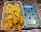 さつまいもの甘煮　胡麻ドレッシングかけ作り方4写真