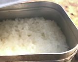 ▲山ごはん▲白いごはんと焼きししゃも作り方4写真