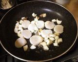 帆立のたらマヨパスタ作り方2写真