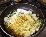 帆立のたらマヨパスタ作り方3写真