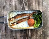 ▲山ごはん▲白いごはんと焼きししゃも作り方9写真